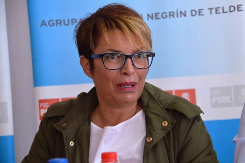 Elena Máñez, en un reciente acto en Telde (Foto TA)